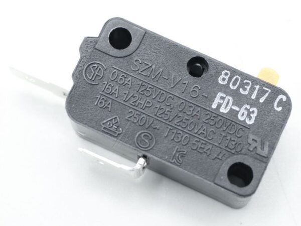 SAMSUNG SZM-V16-FD-63 SWITCH-MICRO,125/250VAC,16A,200GF,SPST-N