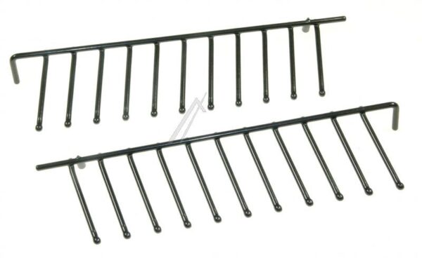 BOSCH/SIEMENS INSERT FOLDING THORN, DARK GREY, UPPER BASKET, FRONT