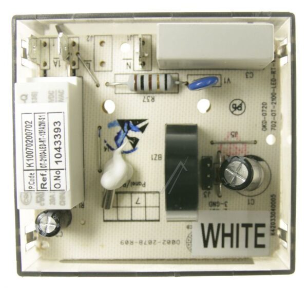 TIMER DIG FULL WHITE TC CRYSTL OKIDA