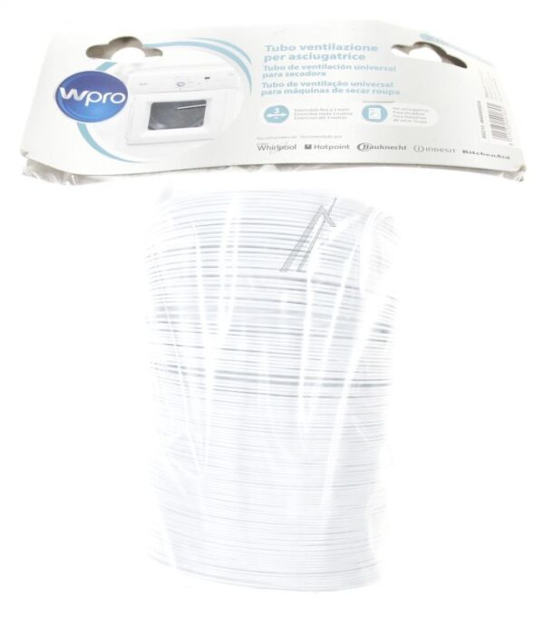 WHIRLPOOL/INDESIT suitable for UNIVERSAL DRYER HOSE 3M Ø 102 MM