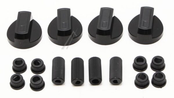 suitable for UNIVERSAL KNOB SET FOR GAS COOKERS BLACK