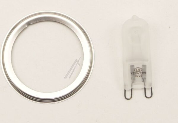 BOSCH/SIEMENS BOSCH/SIEMENS 10044823 HALOGEN LAMP BULB REPAIR KIT WITH METAL RING SEALING, G9, 27W, 230V OPTIMAL HALOGEN COMPOSITION FOR HIGH TEMPERATURES 10