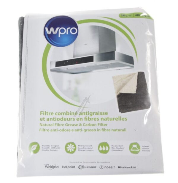 484000008652 ECOLOGICAL ACTIVE CARBON FILTER 470X570MM – 350G/M²