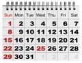 Calendar