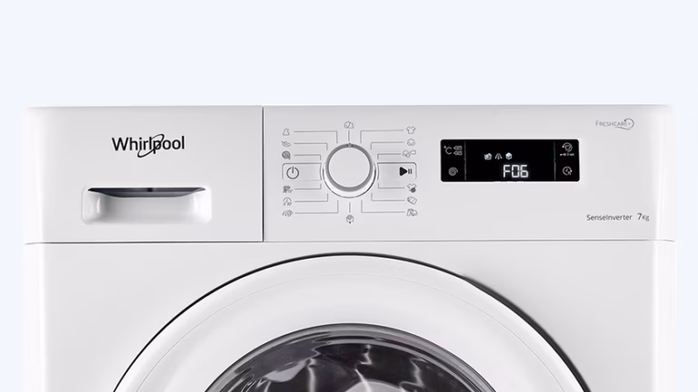 whirlpool washing machine error codes