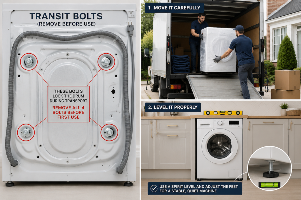 Moving appliances - UK guide